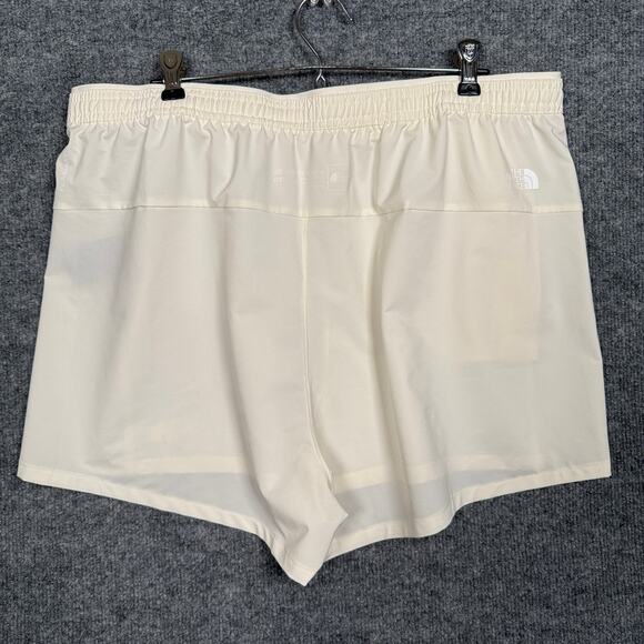 New The North Face Size XL Wander Short 2.0 White Dune Elastic Waist Activewear - Picture 4 of 11